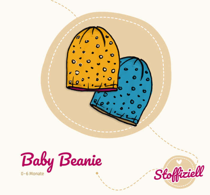 Schnittmuster Baby-Beanie