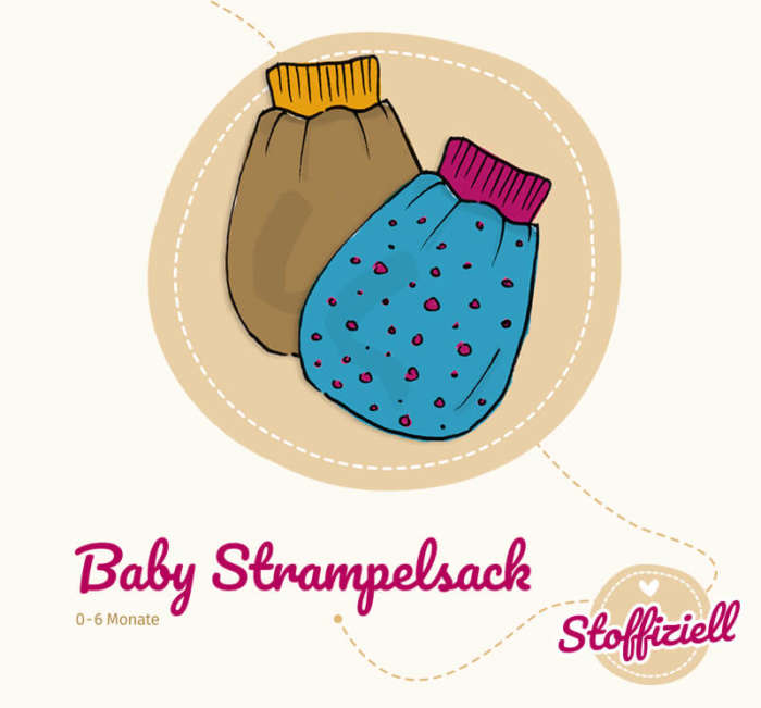 Schnittmuster Baby-Strampelsack